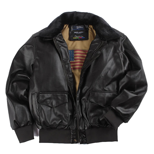 Winter Vintage A2 leather jacket