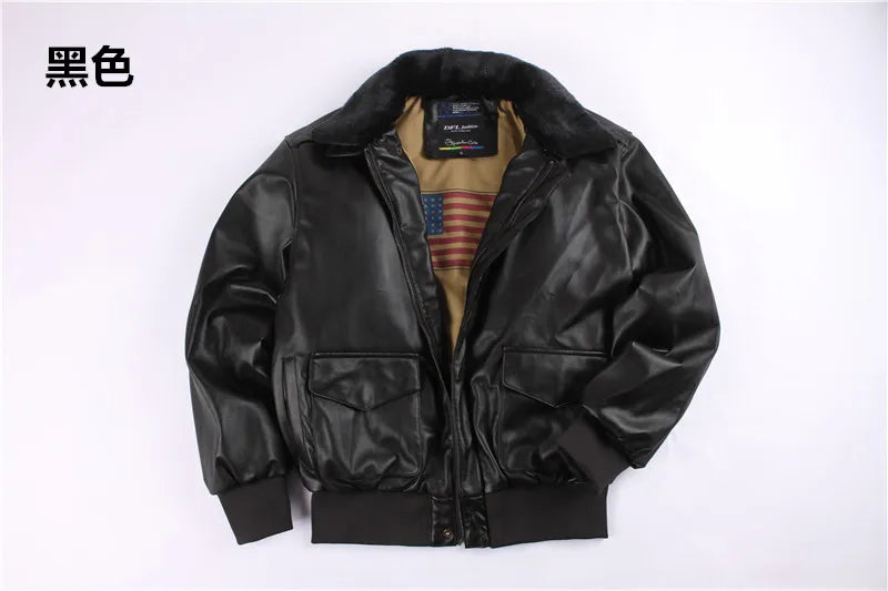 Winter Vintage A2 leather jacket