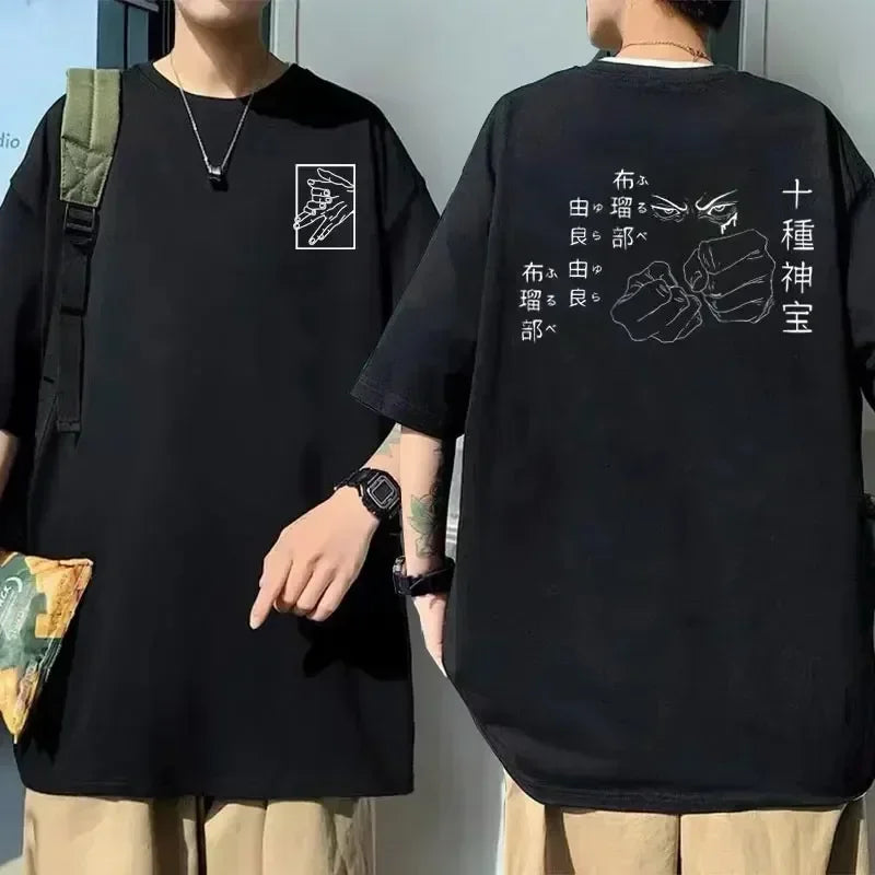 Japanese Anime Printed T-shirt