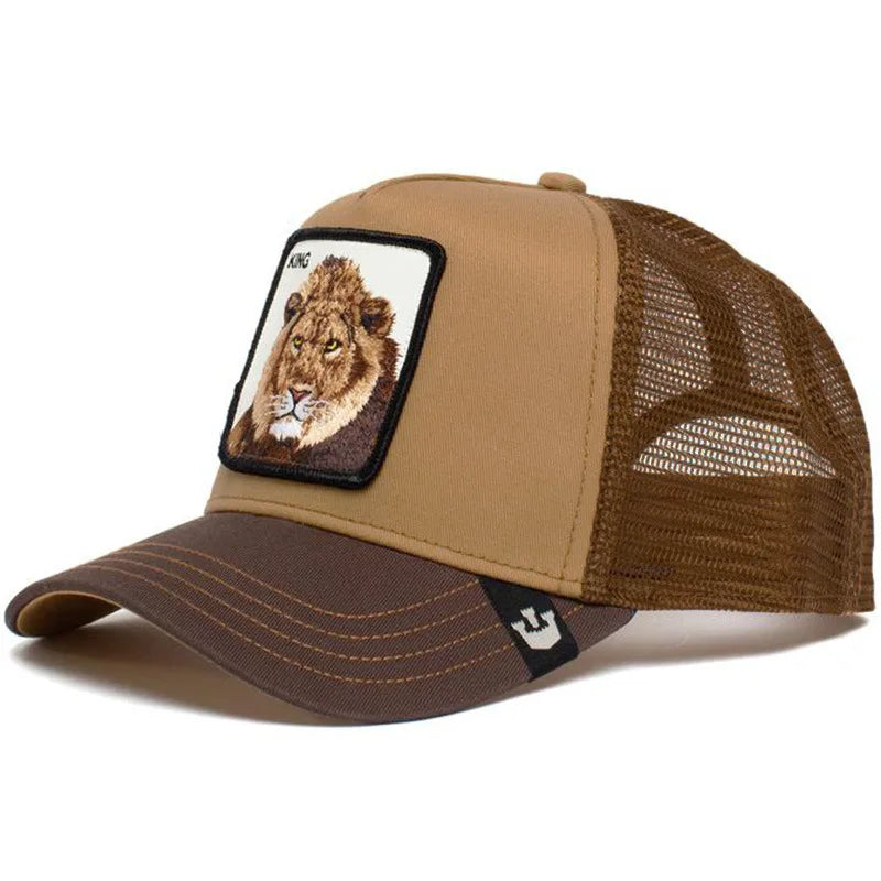 Animal embroidered baseball cap