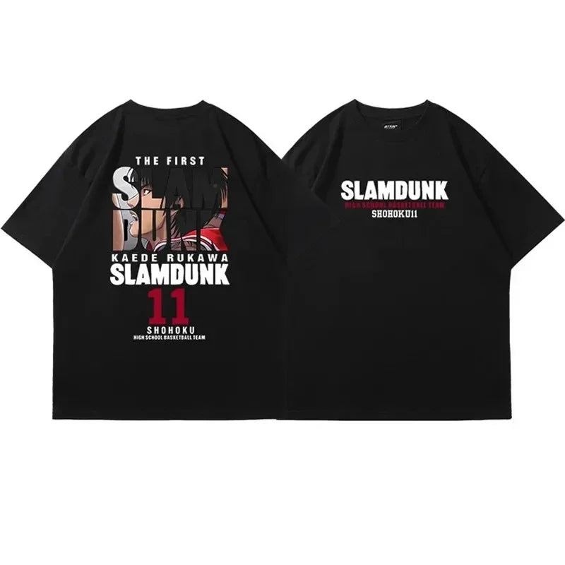 Anime Slam Dunk Printed Men's Sports T-Shirt