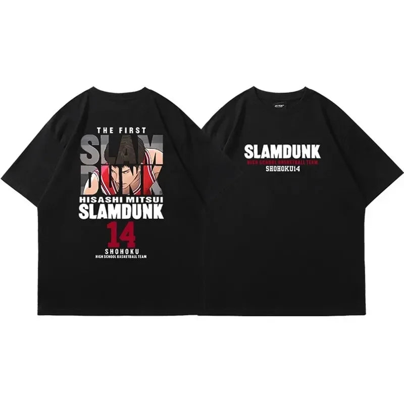 Anime Slam Dunk Printed Men's Sports T-Shirt