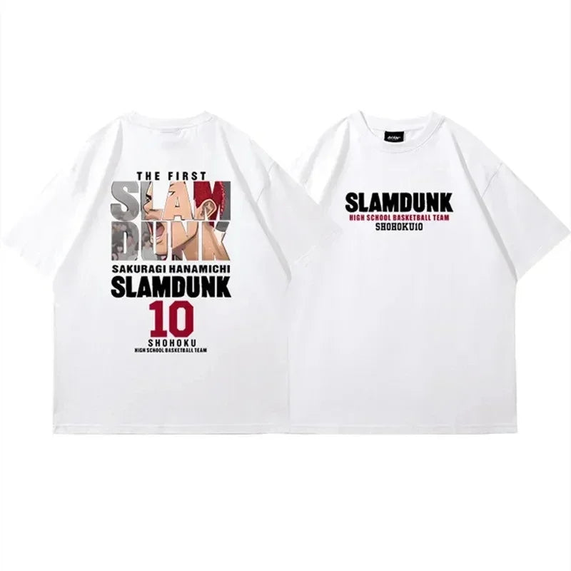 Anime Slam Dunk Printed Men's Sports T-Shirt