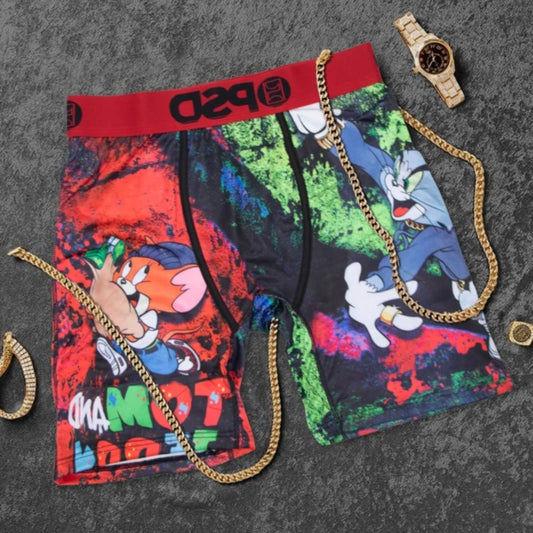 1PC  Men Underwear Sexy  Boxer Men Underpants Boxershorts Boxerbriefs Plus Size Boxer Briefs Cueca Male Panties Lingerie S-XXL