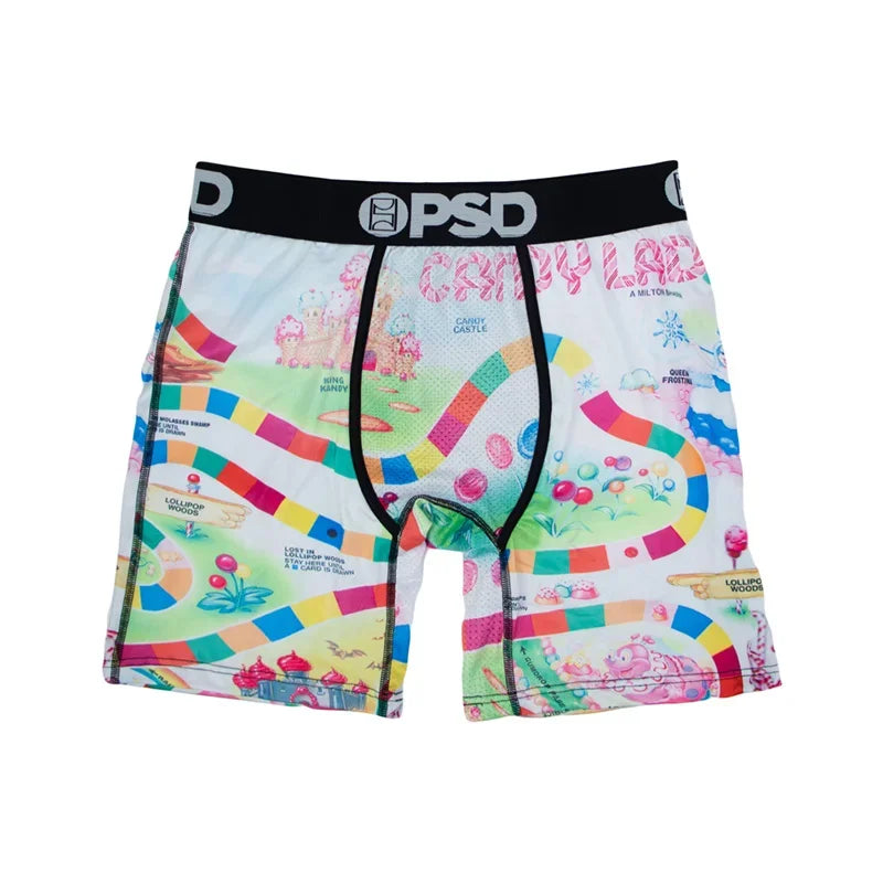 1Pcs Sexy Men Underwear Boxers Men's Panties Lingerie Breathable Printed Male Underpants Plus Size Man Boxer Briefs Mens Trunks