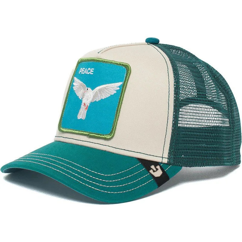 Animal embroidered baseball cap