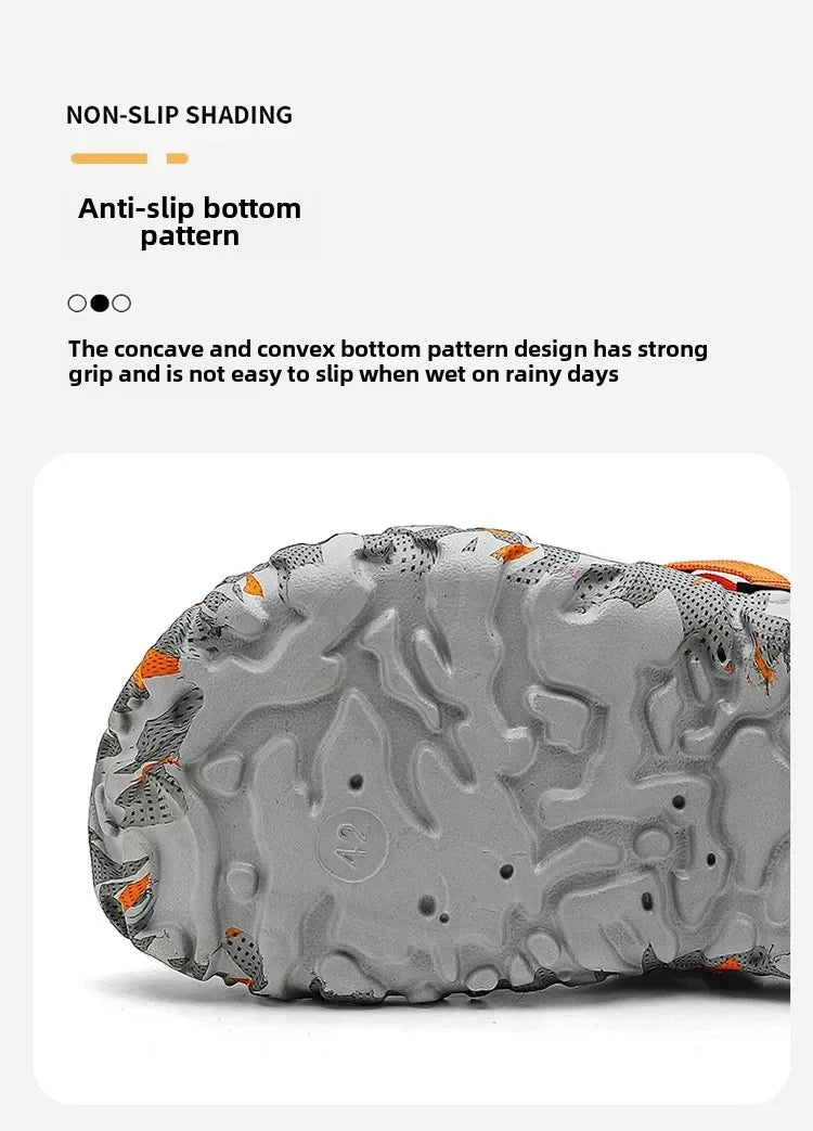 New Men's Clogs Slippers Sandal Men Garden Shoes Flat Camouflage Sandals Male Sneakers Outdoor Flip Flops Home Clogs