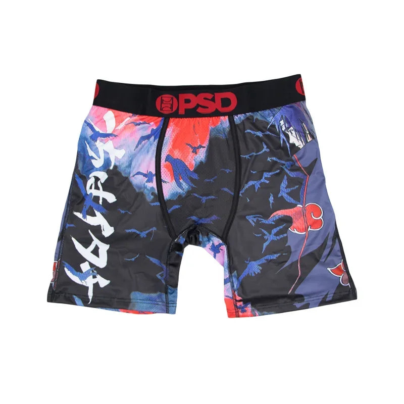 1Pcs Sexy Men Underwear Boxers Men's Panties Lingerie Breathable Printed Male Underpants Plus Size Man Boxer Briefs Mens Trunks