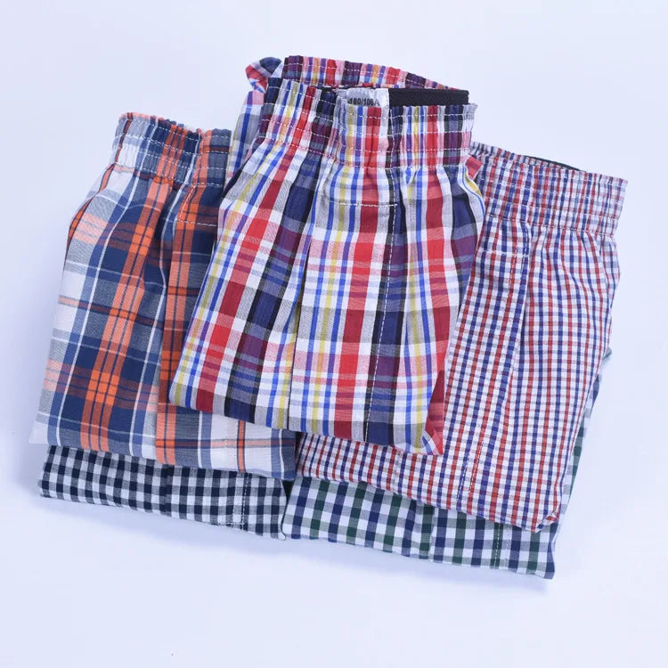 5PCS Casual Home Men's Boxer Breathable Comfortable Men's Panties Sweat Absorbent Sports Shorts Soft Men's Underwear Aloo Pants