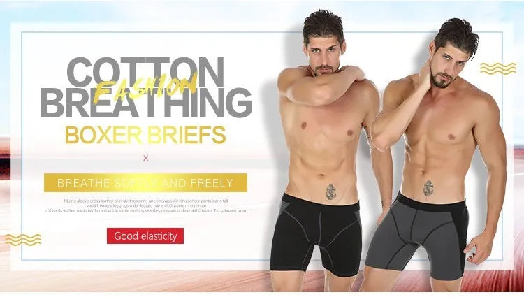 Shanboer 4PCS/lot Mens Underwear Boxers Loose Shorts Men'S Panties Cotton male Large classic Plaid Arrow Pants Plus Size 4XL