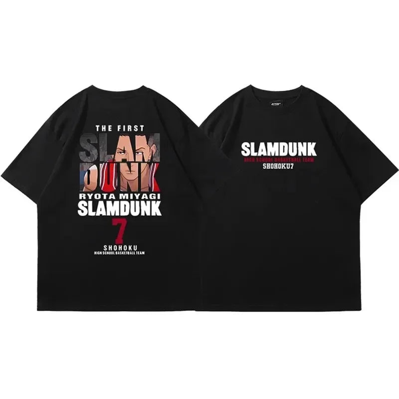 Anime Slam Dunk Printed Men's Sports T-Shirt