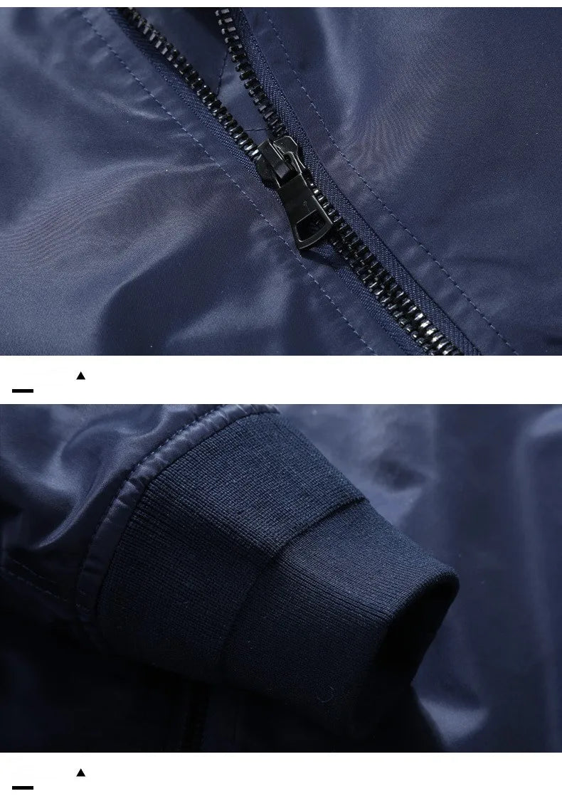 Men's Spring Hip Hop Tactical Motorcycle Jacket Ma-1 Aviator Pilot Cotton Outwear Coats Male Baseball Bomber Jackets S-3XL